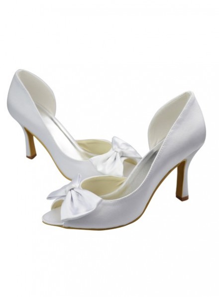 Scarpe da Sposa online economiche italia tacco basso semplici